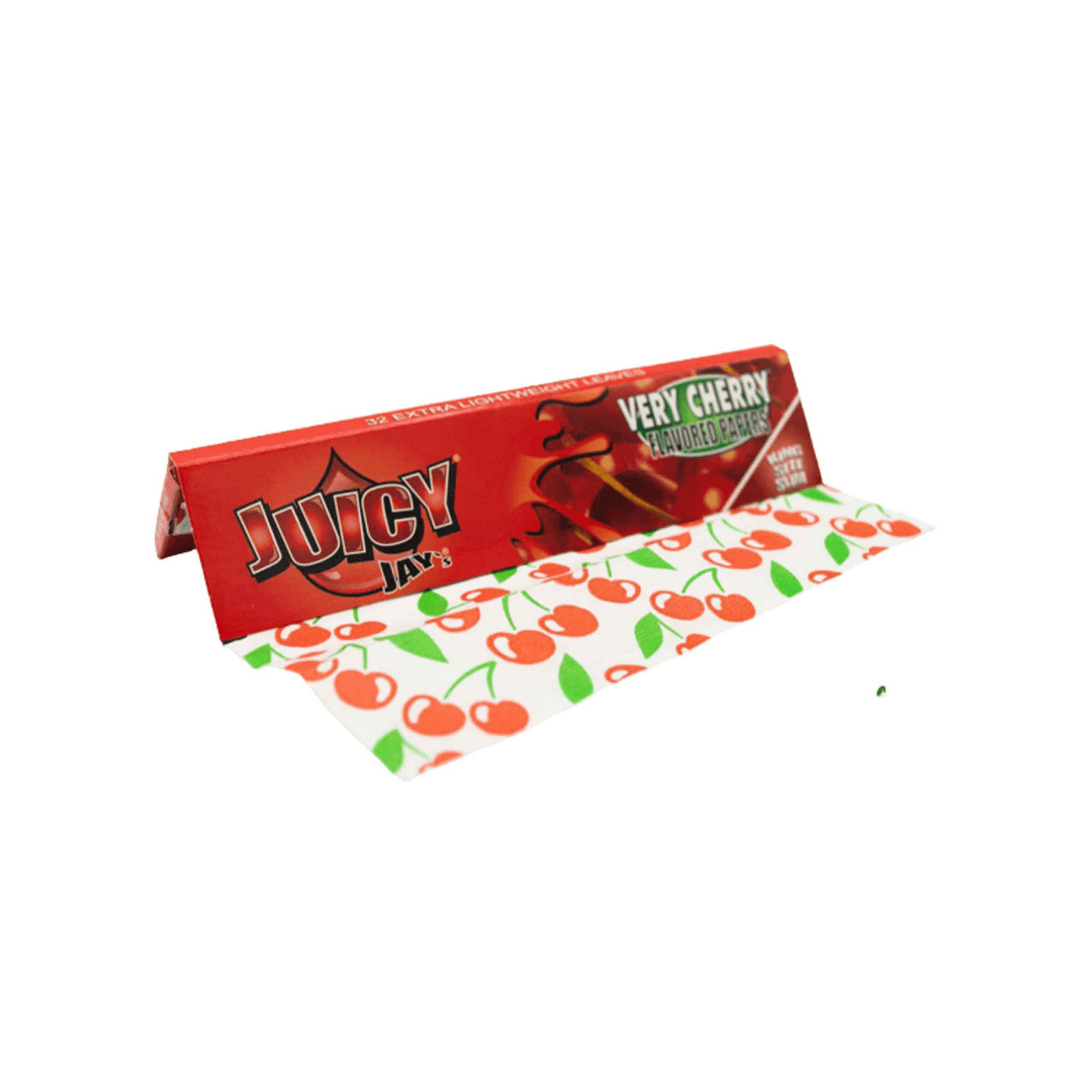 Juicy Jay's Very Cherry Flavoured Rolling Papers 1 1/4 1¼ / Very Cherry Vape Superstore  Saskatchewan Canada