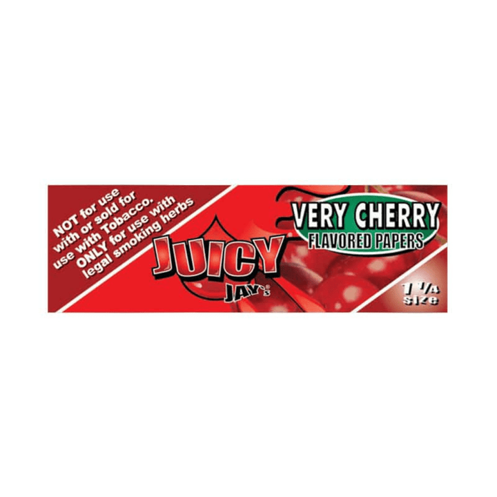 Juicy Jay's Very Cherry Flavoured Rolling Papers 1 1/4 1¼ / Very Cherry Vapexcape Vape and Bong Shop Regina Saskatchewan