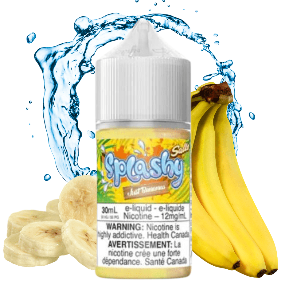 Just Bananas Salts by Splashy E-Liquid 30mL / 12mg Vape Superstore  Saskatchewan Canada