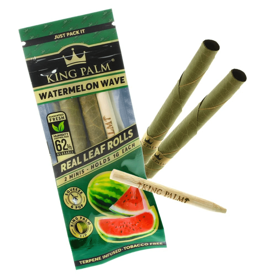 King Palm 2 Slim Rolls-Watermelon Vape Superstore  Saskatchewan Canada