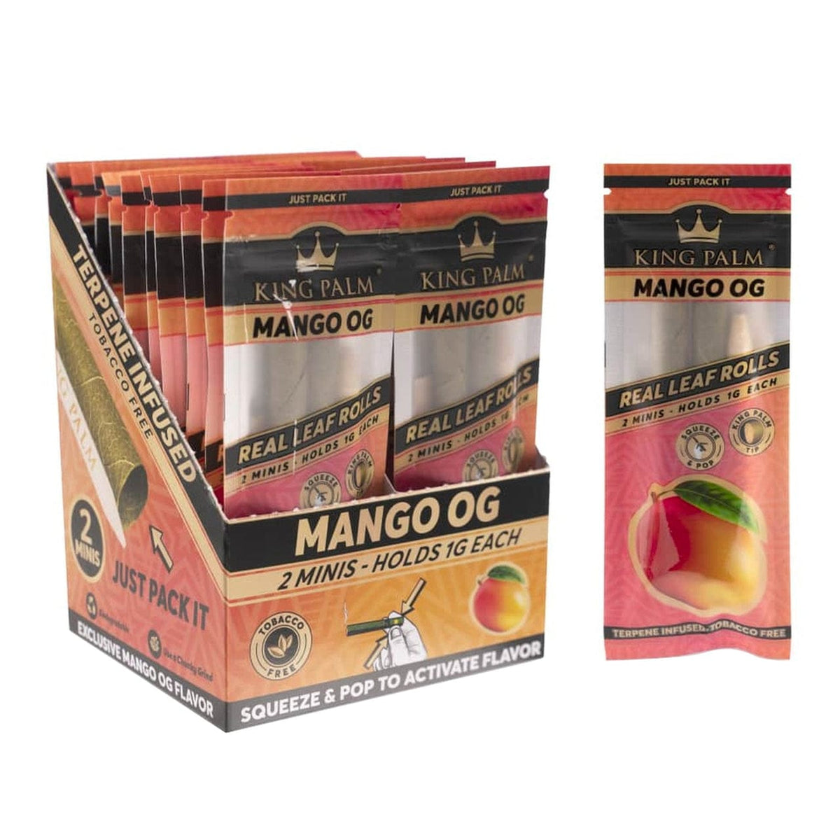 King Palm Mini Pre-Rolls-Mango OG 2/pkg / Mango OG Vape Superstore  Saskatchewan Canada