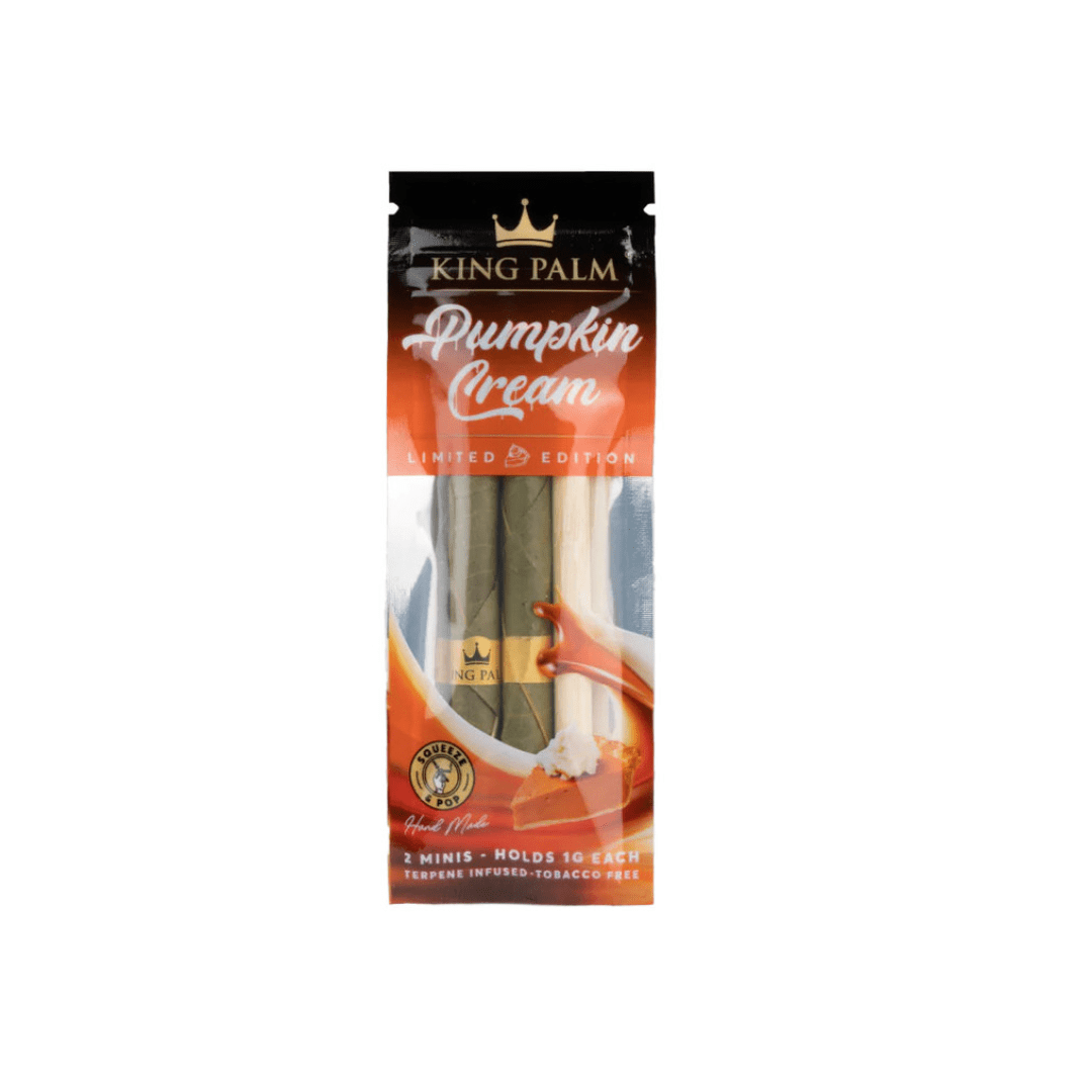 King Palm Mini Pre-Rolls-Pumpkin Cream 2/pkg / Pumpkin Cream Vape Superstore  Saskatchewan Canada