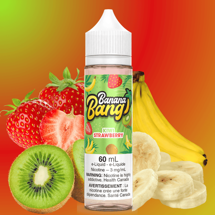 Kiwi Strawberry by Banana Bang E-Liquid 0mg / 60ml Vape Superstore  Saskatchewan Canada