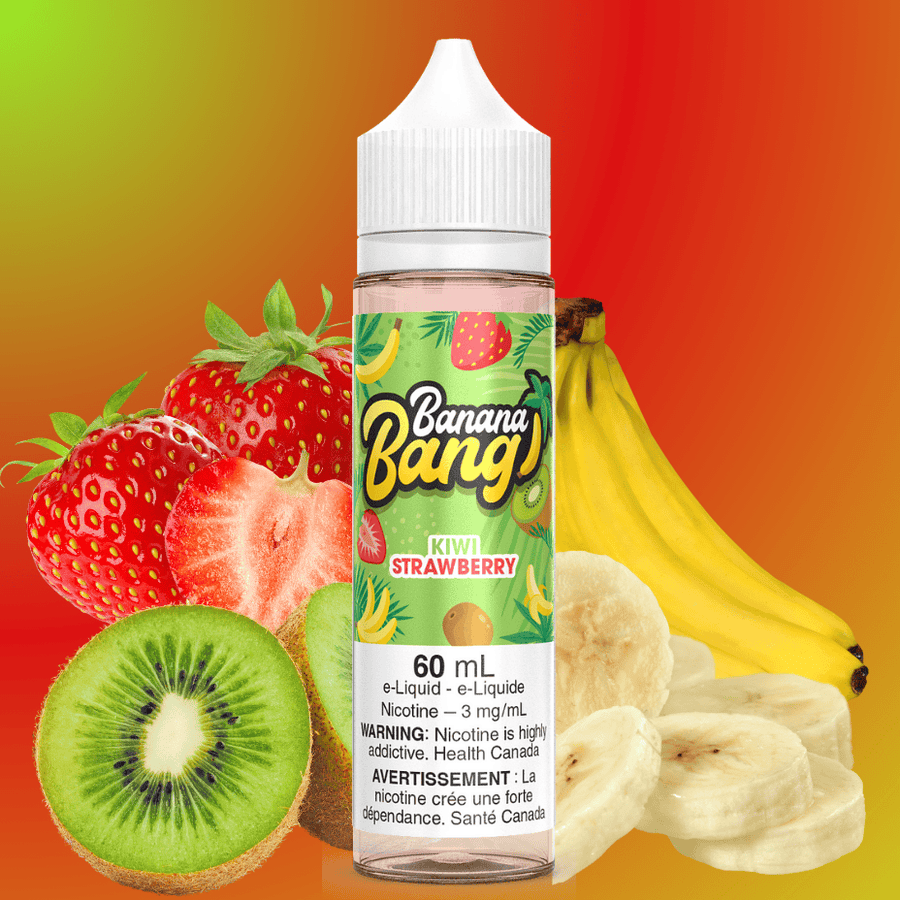 Kiwi Strawberry by Banana Bang E-Liquid 0mg / 60ml Vape Superstore  Saskatchewan Canada