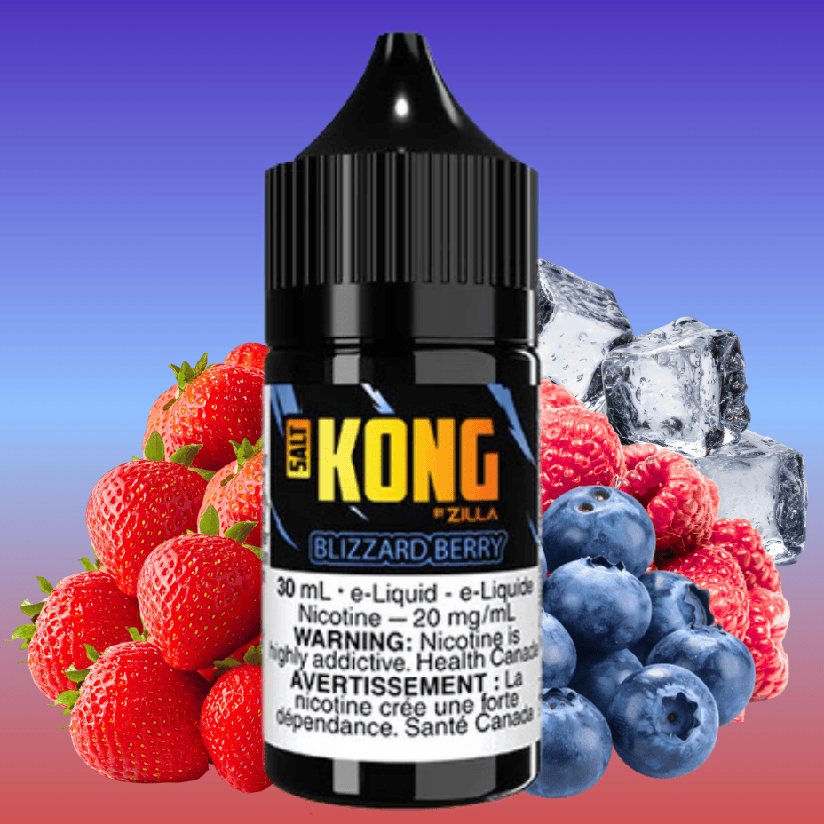 Kong Salt by Zilla-Blizzard Berry 30mL / 20mg Vape Superstore  Saskatchewan Canada