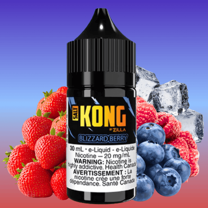 Kong Salt by Zilla-Blizzard Berry 30mL / 20mg Vape Superstore  Saskatchewan Canada