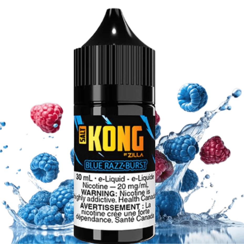 Kong Salt by Zilla-Blue Razz Burst 30ml / 20mg Vape Superstore  Saskatchewan Canada
