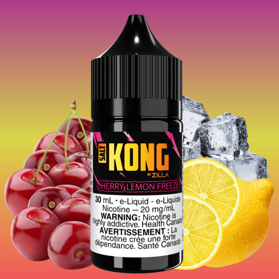 Kong Salt by Zilla-Cherry Lemon freeze 30mL / 20mg Vape Superstore  Saskatchewan Canada
