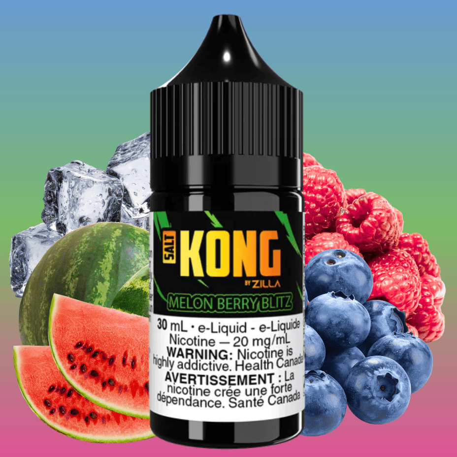 Kong Salt by Zilla-Melon Berry Blitz 30mL / 20mg Vape Superstore  Saskatchewan Canada