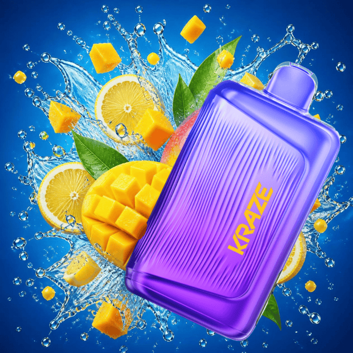 Kraze Giga 150K Disposable Vape - S. Mango G 40mL / 150000 Puffs / 20mg/mL Vape Superstore  Saskatchewan Canada