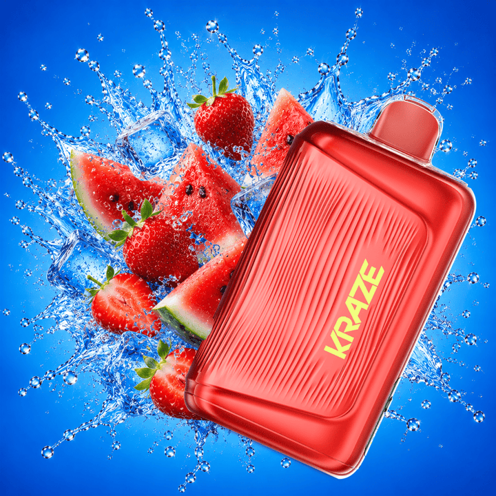 Kraze Giga 150K Disposable Vape - Strawberry Watermelon G Ice Vape Superstore  Saskatchewan Canada