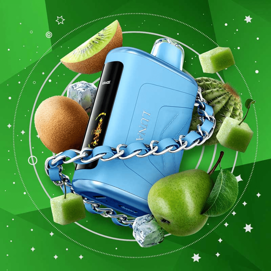 Vape jetable Kraze Luna 42K - Kiwi Poire Cactus G Glace au Canada Vapexcape  Vape SuperStore-Vape & Bong Shop