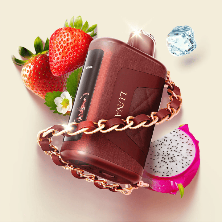 Kraze Luna 42K Disposable Vape - Sassy Strawberry Dragonfruit Ice 20mg / 42000 Vape Superstore  Saskatchewan Canada