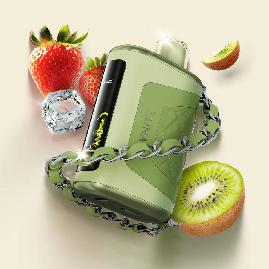 Kraze Luna 42K Disposable Vape - Serene Strawberry Kiwi Ice 20mg / 42000 Vape Superstore  Saskatchewan Canada