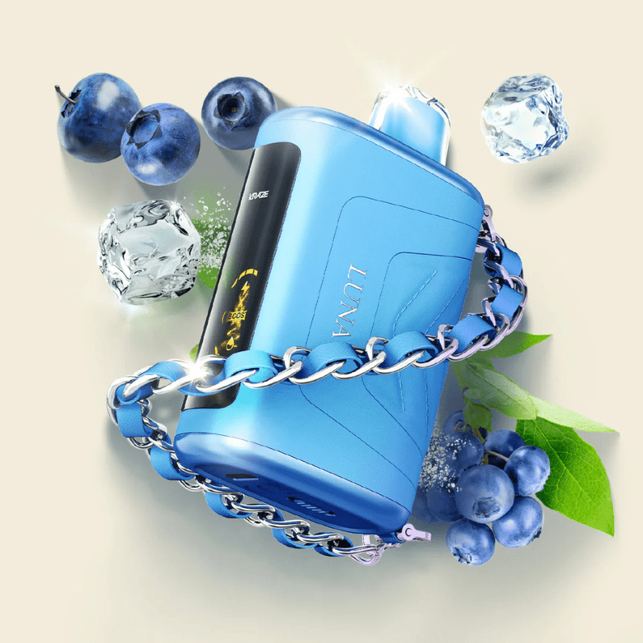 Kraze Luna Disposable Vape-Aquamarine Star B Ice Vapexcape Vape and Bong Shop Regina Saskatchewan