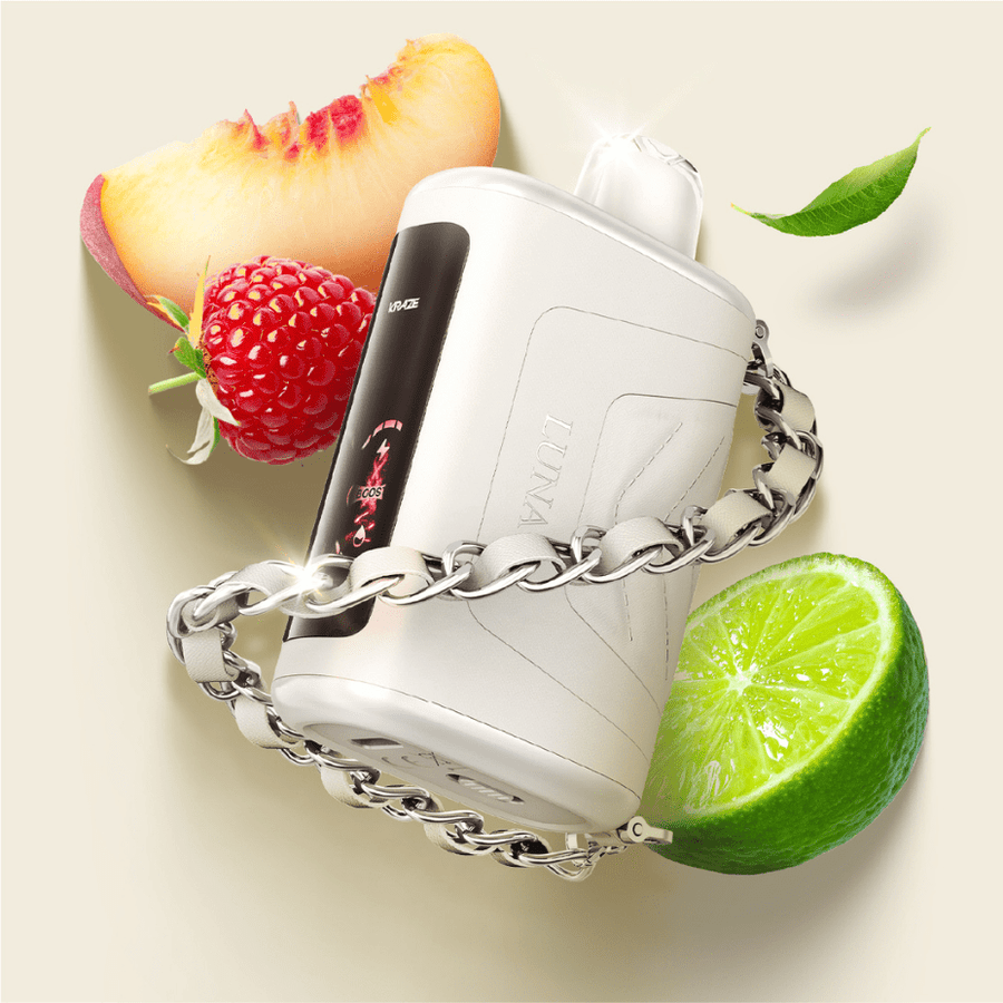Kraze Luna Disposable Vape-White Peach Razz Lime Vapexcape Vape and Bong Shop Regina Saskatchewan