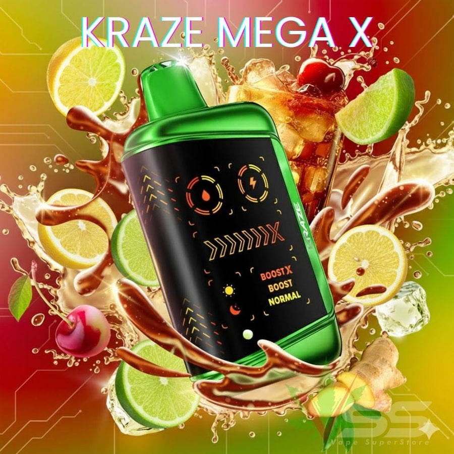 Kraze Mega X 48K - Cherry MTN Citrus Ice Vape Superstore  Saskatchewan Canada