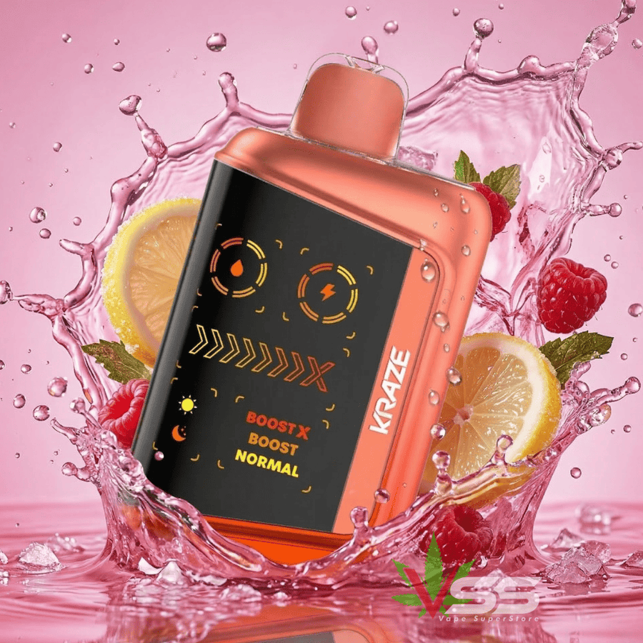 Kraze Mega X 48K Disposable Vape - Pink Lemon KO Iced Vape Superstore  Saskatchewan Canada