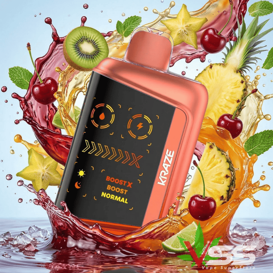 Kraze Mega X 48K Disposable Vape - Tropical KO Iced Vape Superstore  Saskatchewan Canada