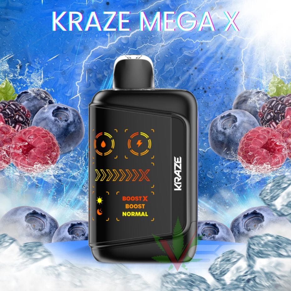 Kraze Mega X 48K - Quad Berry Ice Vape Superstore  Saskatchewan Canada