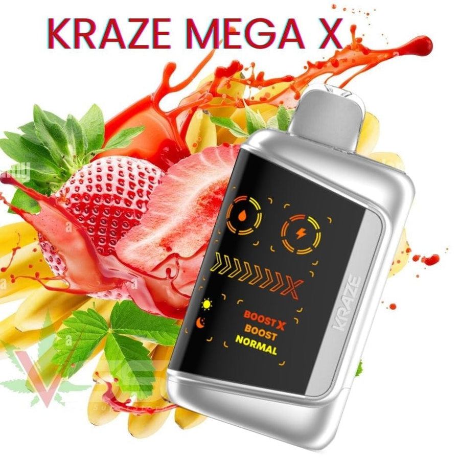 Kraze Mega X 48K - White G.B. Ice Vape Superstore  Saskatchewan Canada