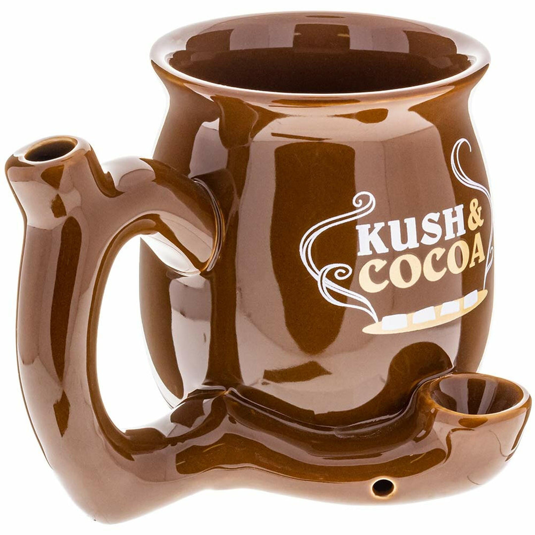 Kush & Cocoa Ceramic Mug Pipe Vapexcape Vape and Bong Shop Regina Saskatchewan