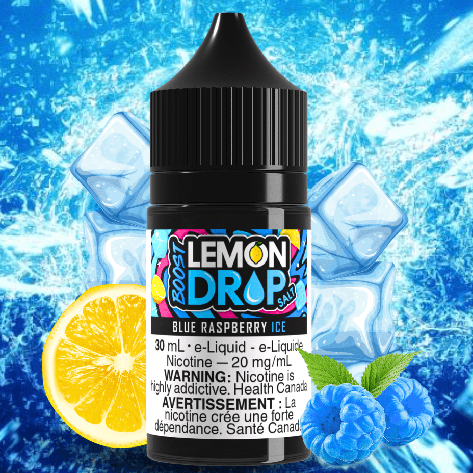 Lemon Drop Boost Salt - Blue Raspberry Ice Vape Superstore  Saskatchewan Canada
