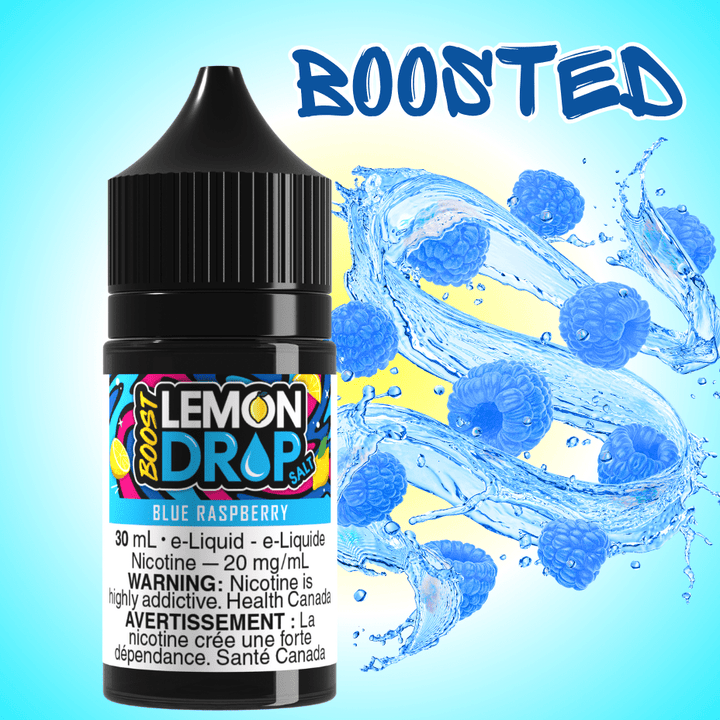 Lemon Drop Boost Salt - Blue Raspberry Vape Superstore  Saskatchewan Canada