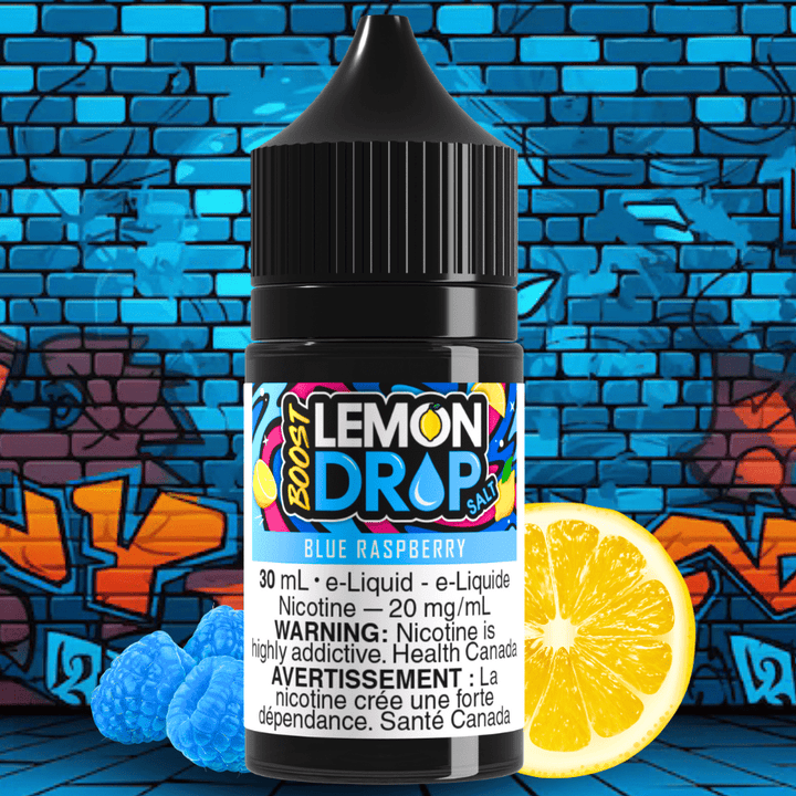 Lemon Drop Boost Salt - Blue Raspberry Vapexcape Vape and Bong Shop Regina Saskatchewan