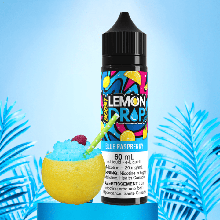 Lemon Drop Boost Salt Nic 60ml - Blue Raspberry Vapexcape Vape and Bong Shop Regina Saskatchewan