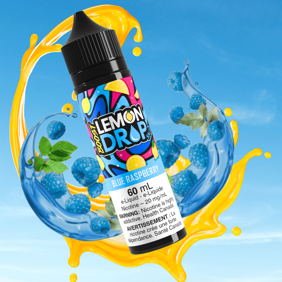 Lemon Drop Boost Salt Nic 60ml - Blue Raspberry Vapexcape Vape and Bong Shop Regina Saskatchewan
