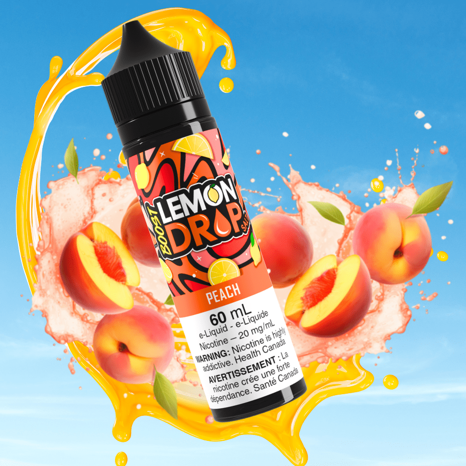 Lemon Drop Boost Salt Nic 60ml - Peach Vape Superstore  Saskatchewan Canada