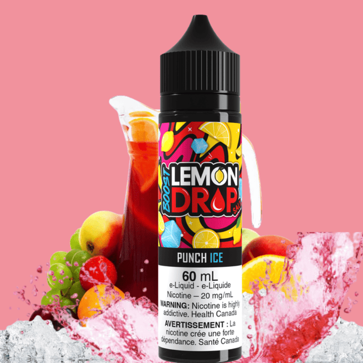 Lemon Drop Boost Salt Nic 60ml-Punch Ice Vapexcape Vape and Bong Shop Regina Saskatchewan