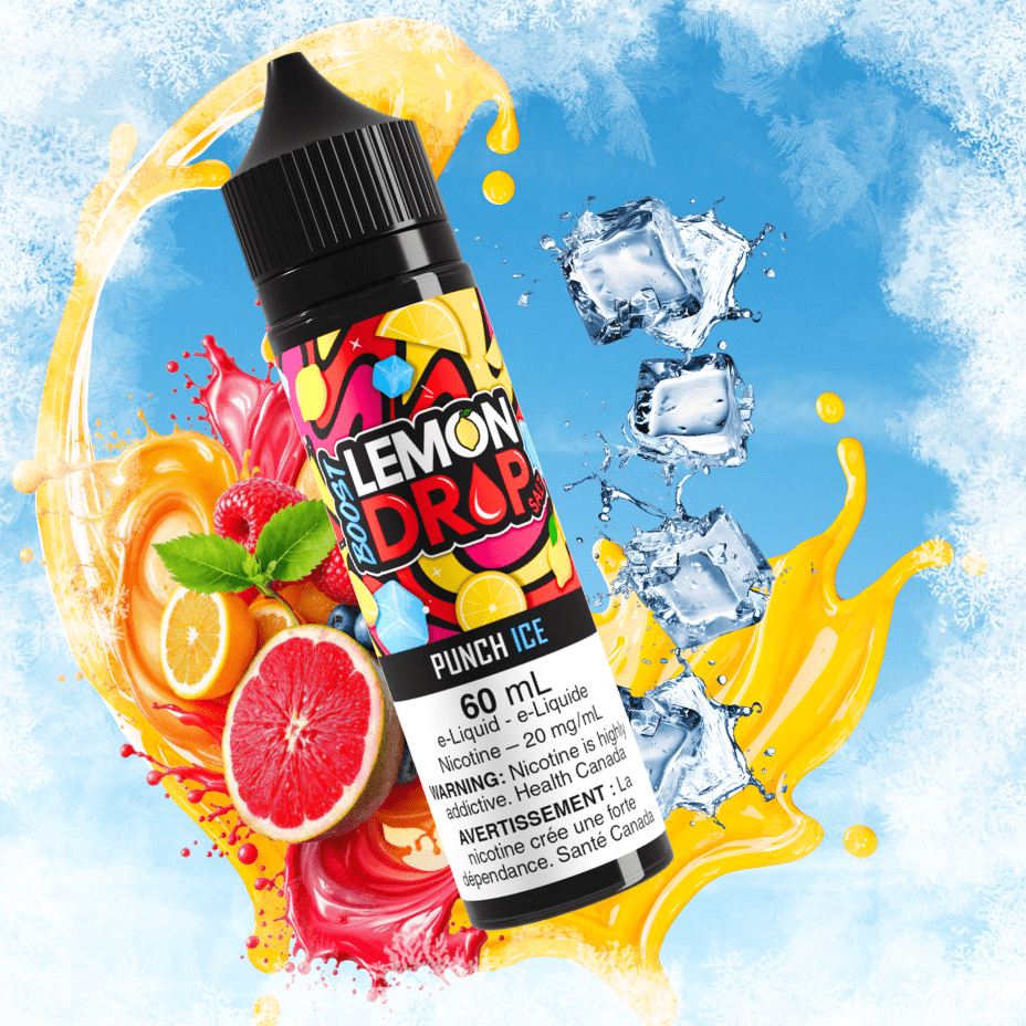 Lemon Drop Boost Salt Nic 60ml-Punch Vape Superstore  Saskatchewan Canada