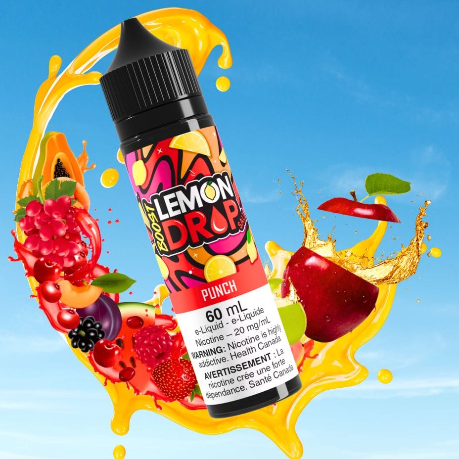 Lemon Drop Boost Salt Nic 60ml - Punch Vape Superstore  Saskatchewan Canada