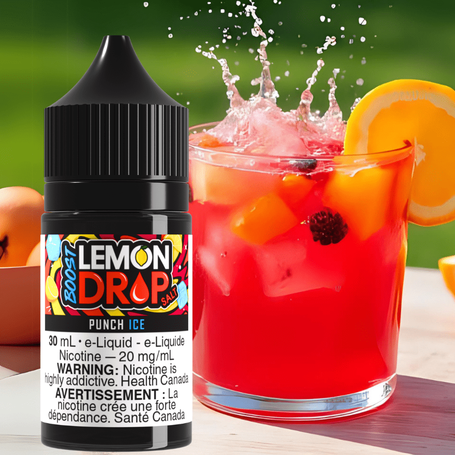Lemon Drop Boost Salt - Punch Ice Vape Superstore  Saskatchewan Canada