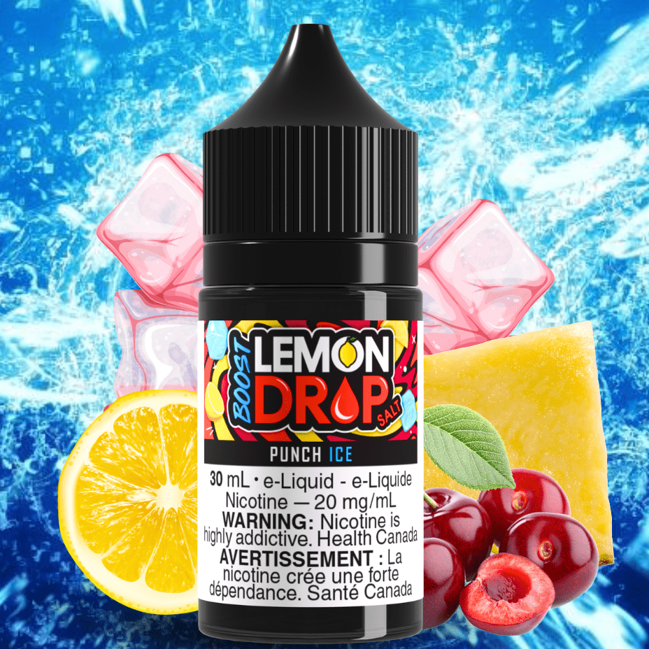 Lemon Drop Boost Salt - Punch Ice Vape Superstore  Saskatchewan Canada