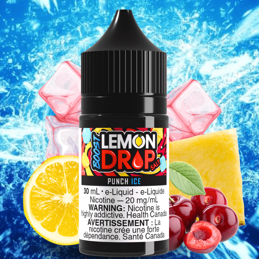 Lemon Drop Boost Salt - Punch Ice Vape Superstore  Saskatchewan Canada