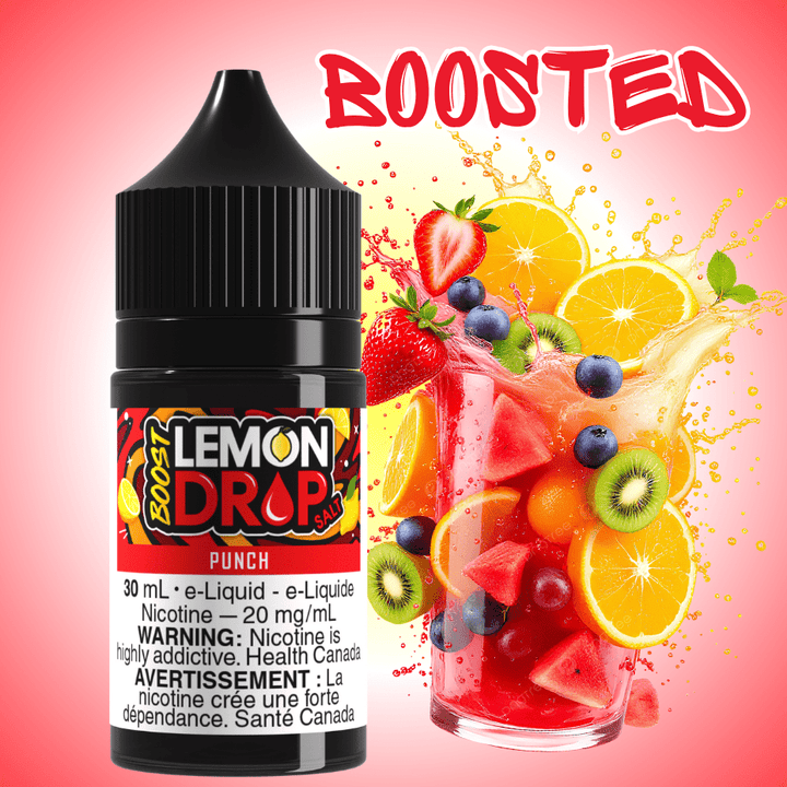 Lemon Drop Boost Salt - Punch Vape Superstore  Saskatchewan Canada