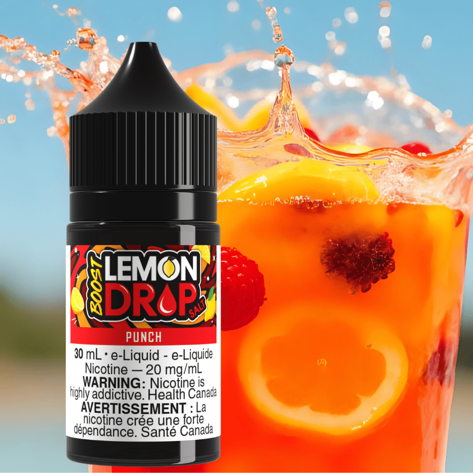 Lemon Drop Boost Salt - Punch Vape Superstore  Saskatchewan Canada