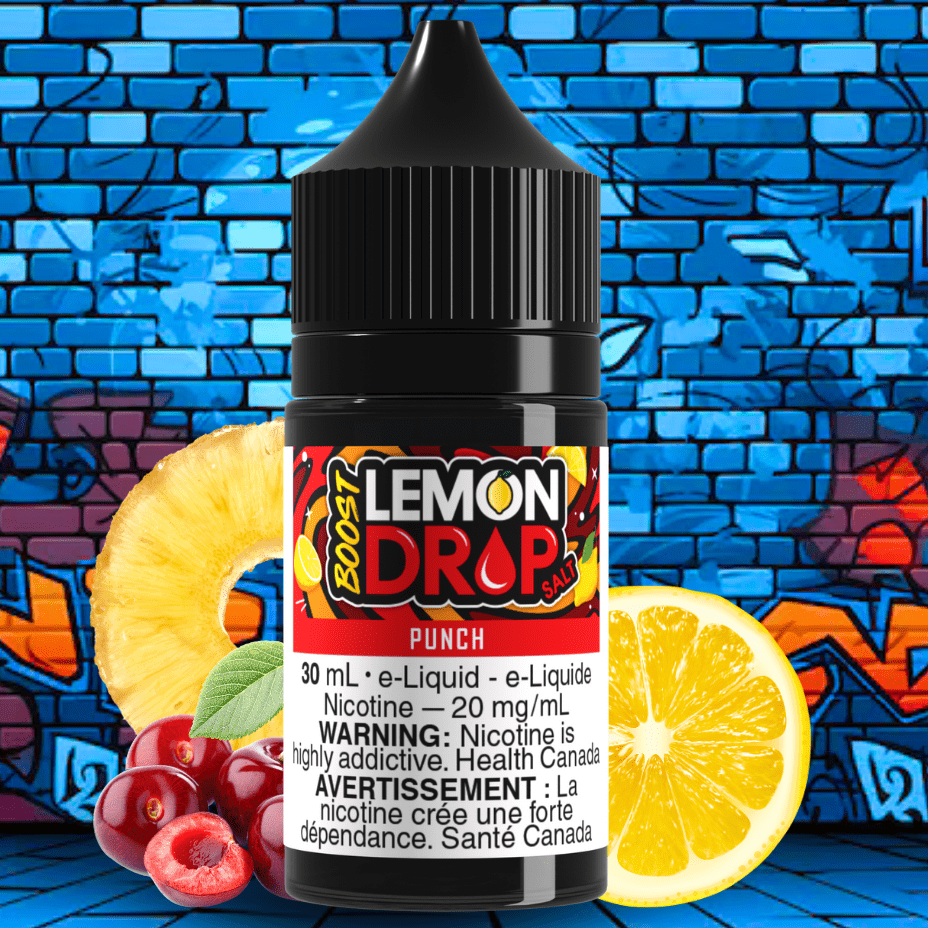 Lemon Drop Boost Salt - Punch Vape Superstore  Saskatchewan Canada