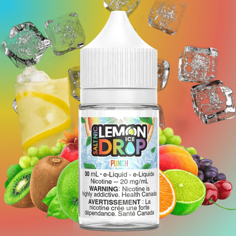 Lemon Drop Salt Nic 30ml-Punch Ice 30mL / 12mg Vape Superstore  Saskatchewan Canada