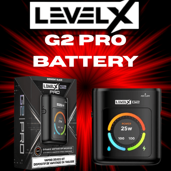 Level X Boost G2 Pro Battery-1000mAh Black Vape Superstore  Saskatchewan Canada