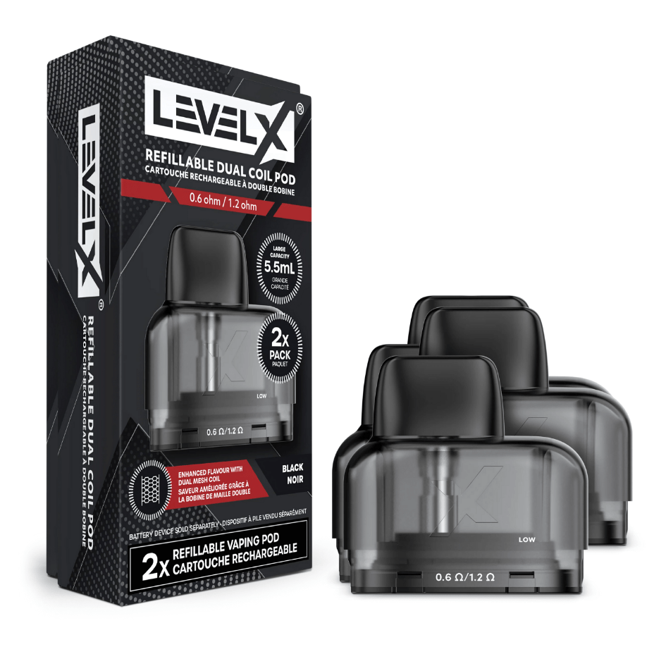 Level X Refillable Pods - 2/pkg Vape Superstore  Saskatchewan Canada