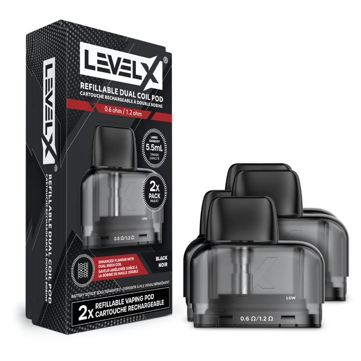 Level X Refillable Pods - 2/pkg Vape Superstore  Saskatchewan Canada