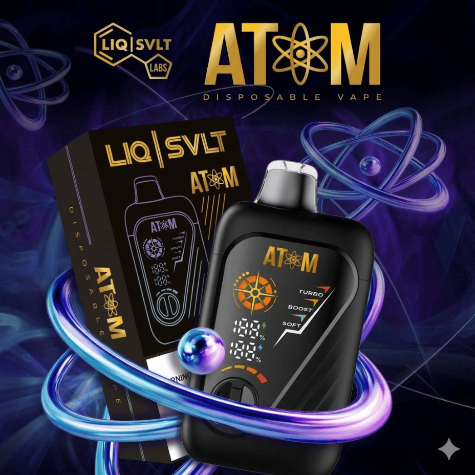 LIQ SVLT Atom 100K Disposable Vape-Cherry Burst Vape Superstore  Saskatchewan Canada