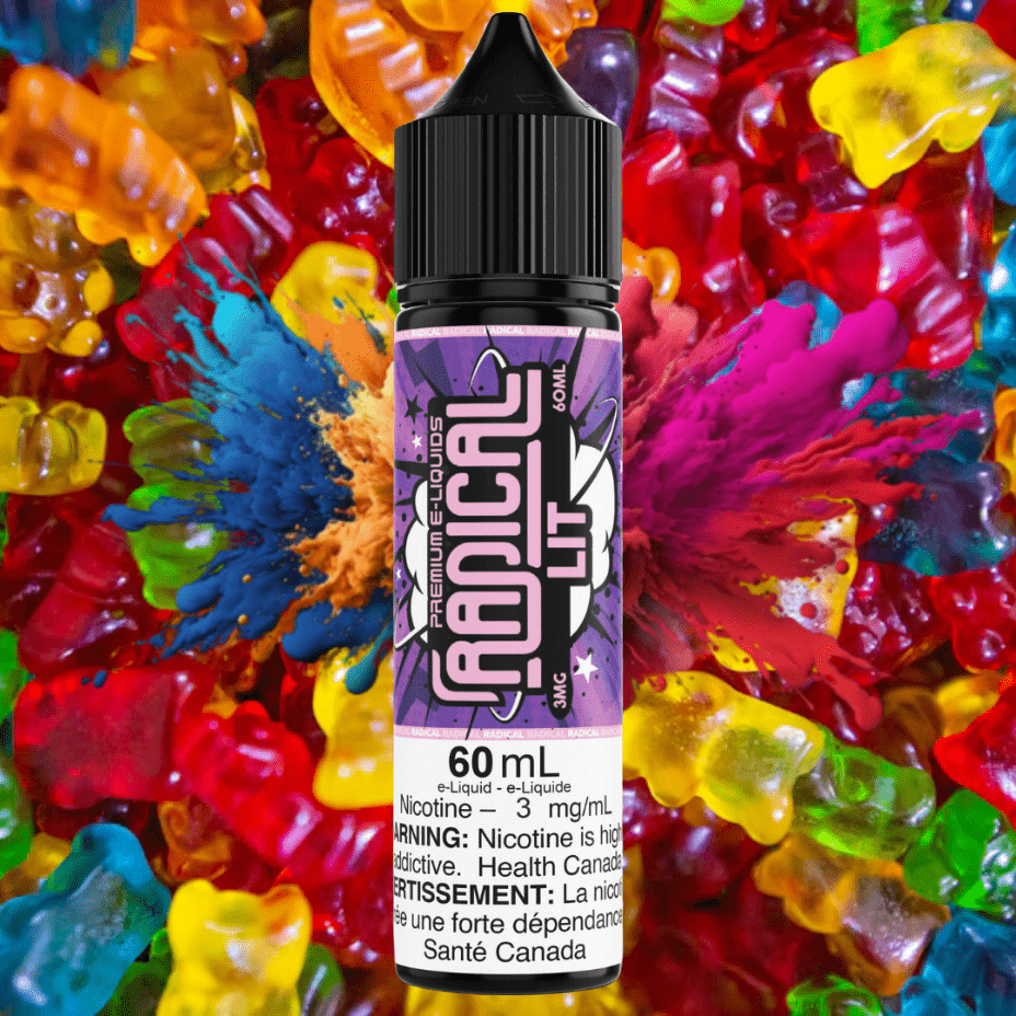 Lit by Radical E-liquid Vape Superstore  Saskatchewan Canada