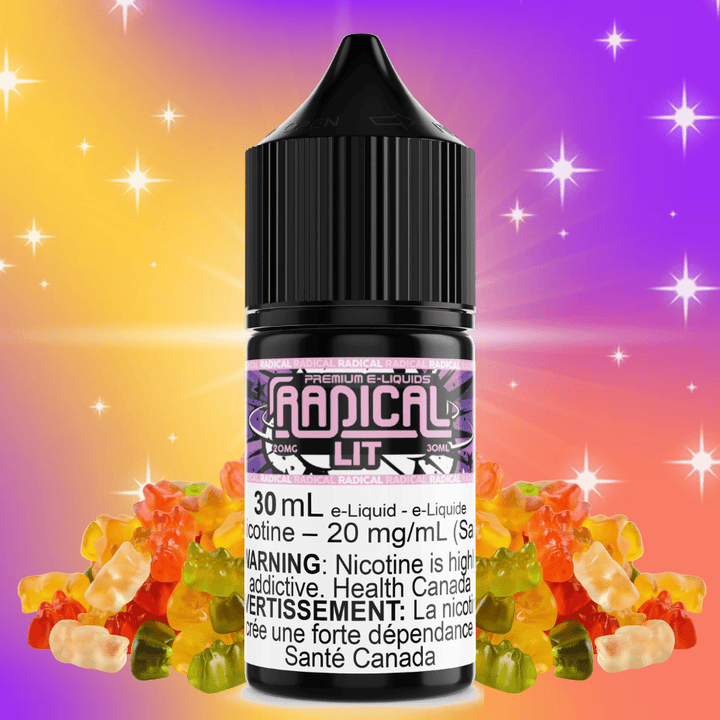 Lit Salt Nic by Radical E-liquid 30ml / 12mg Vape Superstore  Saskatchewan Canada