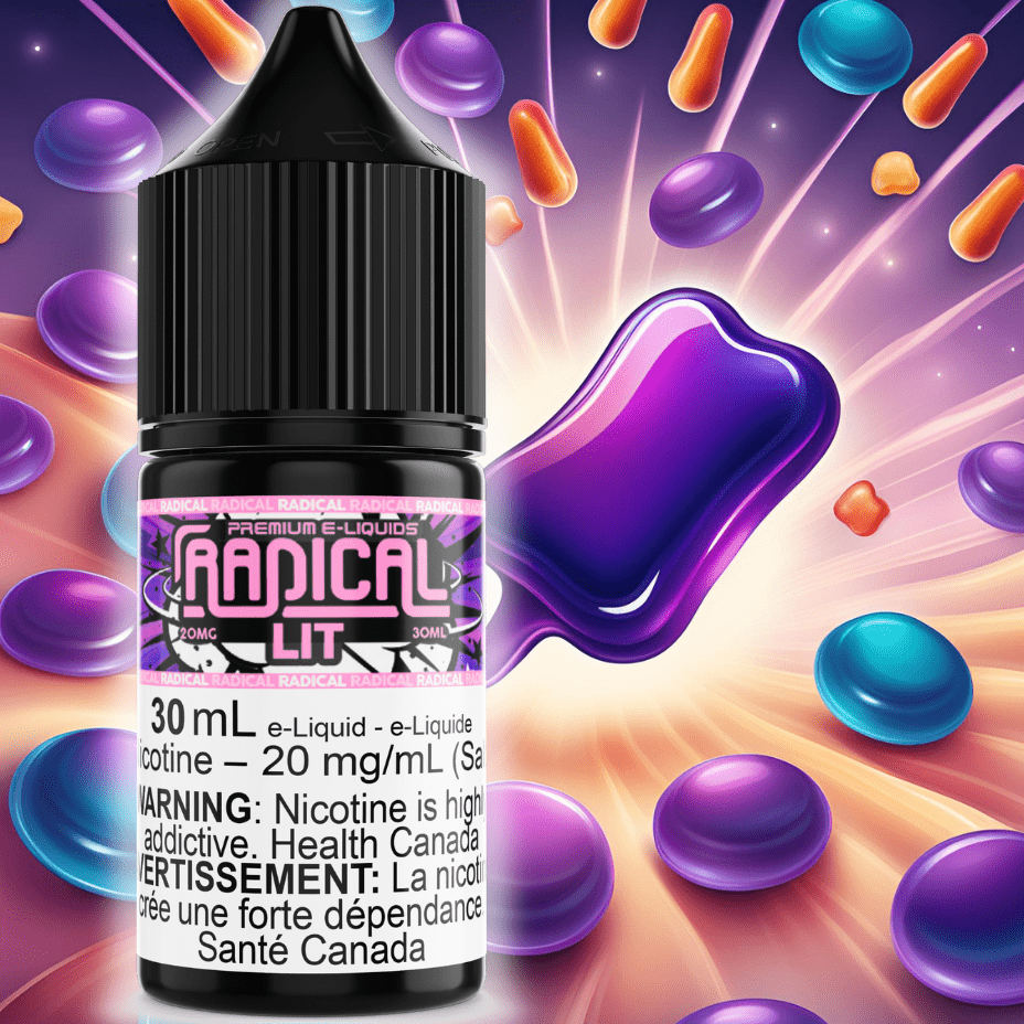 Lit Salt Nic by Radical E-liquid Vape Superstore  Saskatchewan Canada