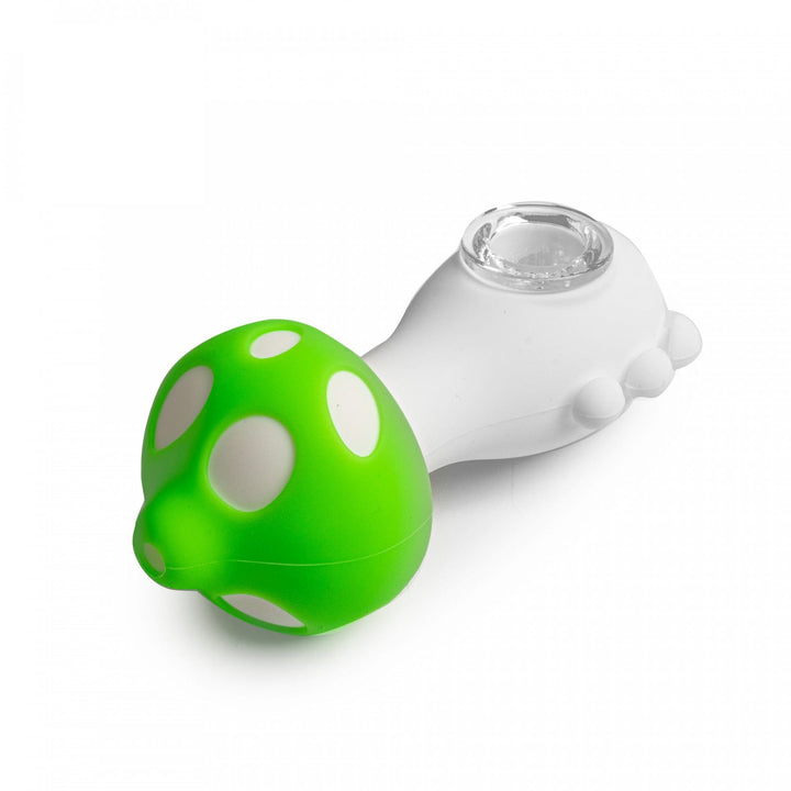 LIT Silicone Mushroom 4.5" Hand Pipe 4.5" / Green Vape Superstore  Saskatchewan Canada